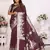 Wine soft litchi art banarasi silk saree