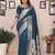 Morpich soft litchi art banarasi silk saree