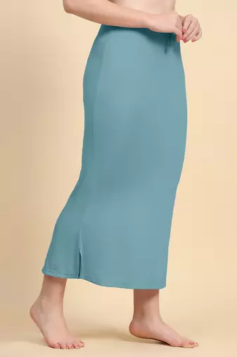 Trendmalls   lycra spandex saree shapewear skirt petticoat for women