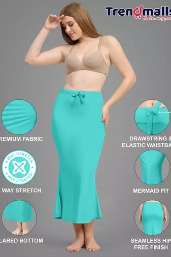   lycra spandex saree shapewear skirt petticoat for women