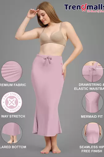   lycra spandex saree shapewear skirt petticoat for women