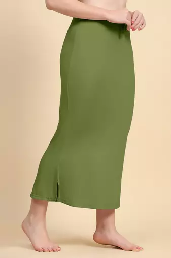 Trendmalls   lycra spandex saree shapewear skirt petticoat for women