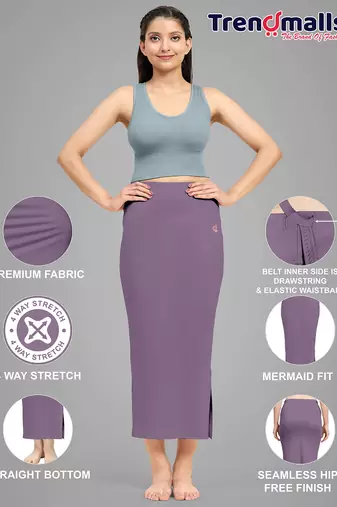   lycra spandex saree shapewear skirt petticoat for women