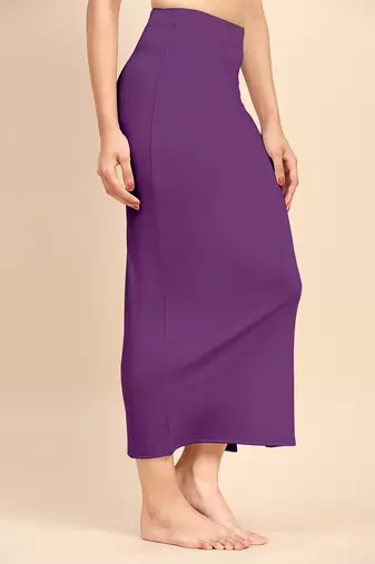 Trendmalls   lycra spandex saree shapewear skirt petticoat for women