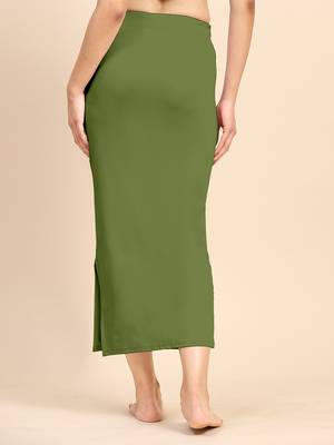 Trendmalls   lycra spandex saree shapewear skirt petticoat for women 3