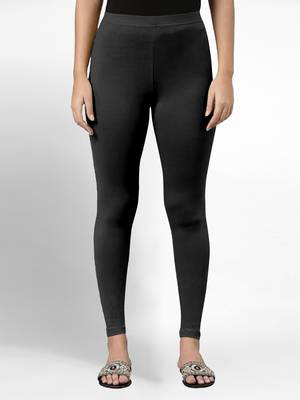 Trendmalls Super combed cotton elastane stretch ankle length leggings with ultrasoft waistband 1