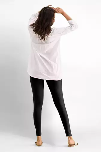 Trendmalls Super combed cotton elastane stretch ankle length leggings with ultrasoft waistband