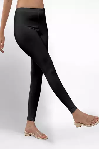 Trendmalls Super combed cotton elastane stretch ankle length leggings with ultrasoft waistband