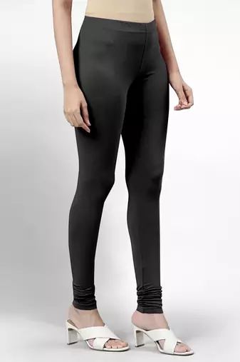 Trendmalls Super combed cotton elastane stretch churidar length  leggings with ultrasoft waistband