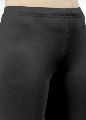Trendmalls Super combed cotton elastane stretch churidar length  leggings with ultrasoft waistband 4