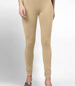 Super combed cotton elastane stretch churidar length  leggings with ultrasoft waistband