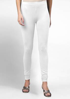 Trendmalls Super combed cotton elastane stretch churidar length  leggings with ultrasoft waistband 1