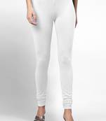 Super combed cotton elastane stretch churidar length  leggings with ultrasoft waistband