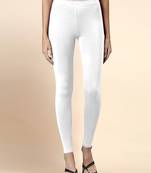 Microfiber elastane stretch soft ankle length leggings with ultrasoft waistband