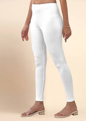 Trendmalls Microfiber elastane stretch soft ankle length leggings with ultrasoft waistband 2