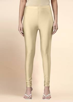 Trendmalls Microfiber elastane stretch soft churidar length  leggings with ultrasoft waistband 1