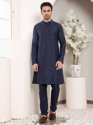 black straight viscose silk plain kurta 1