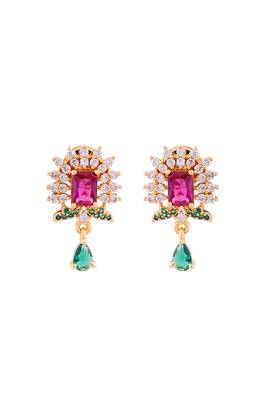  ruby emerald earrings studs 4