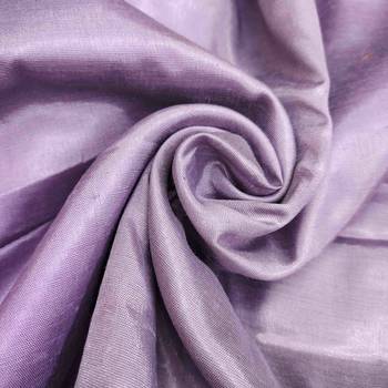 lavender organza hand work unstitched dress material 4