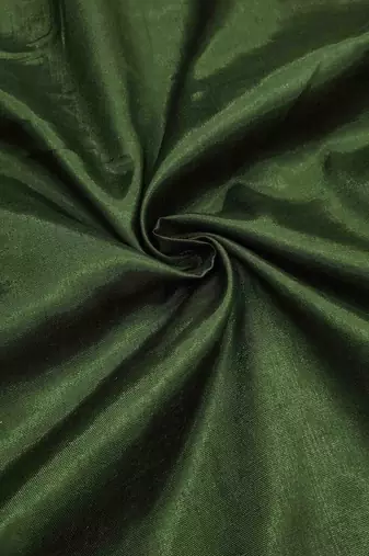 green organza banarasi handwork unstitched dress material