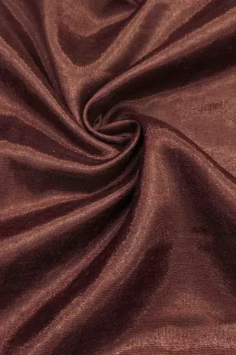 brown organza banarasi handwork unstitched dress material