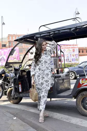 Women's Floral printed Rayon Co-ords Set 