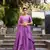 Purple Chanderi Zari Weaving Border Lehenga set with choli and dupatta With Dupatta