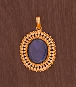  amethyst pendant one gram gold