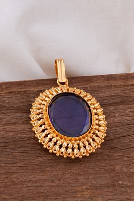 amethyst pendant one gram gold 2