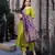 Trendmalls Green Satin Embroidery Kurta Pant Set with Banarasi Dupatta for Women