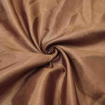 brown organza handwork unstitched dress material 4