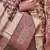 mauve viscose handwork unstitched dress material