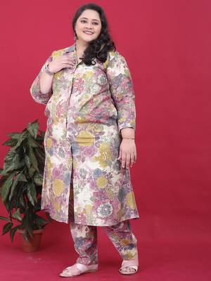 Multicolor printed co-ord set with two pockets 2