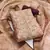 brown cotton silk hand work unstitched dress material