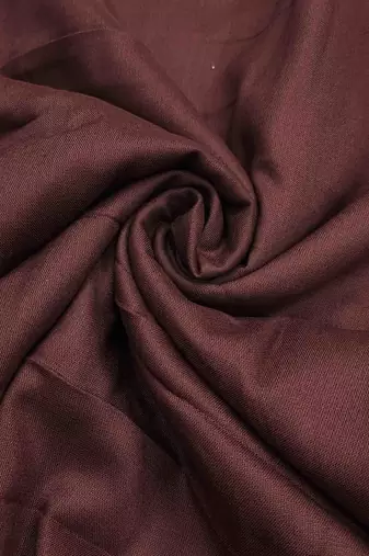 brown cotton silk hand work unstitched dress material