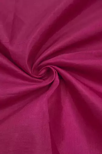 magenta cotton silk hand work unstitched dress material
