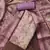 lavender viscose handwork unstitched dress material