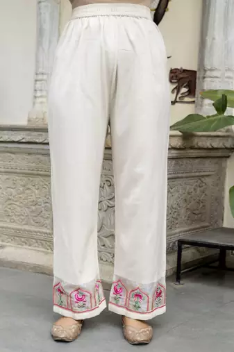 Trendmalls Trendmalls Cotton Embroidery Kurta Pant with Dupatta Salwar Suit Set