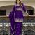 Georgette Embroidery Pleated Kurta Sharara with Dupatta Salwar Suit Set