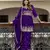 Trendmalls Georgette Embroidery Pleated Kurta Sharara with Dupatta Salwar Suit Set