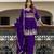 Georgette Embroidery Pleated Kurta Sharara with Dupatta Salwar Suit Set