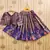 Elegant floral lehenga set with striped jacket blouse