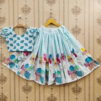 Elegant floral lehenga set with striped jacket blouse 1