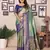 Pista tissue silk art paithani silk saree