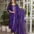 Beautiful Embroidered Viscose Chanderi Straight Kurta Pant and Dupatta Set
