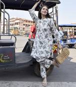 Women's Floral printed Rayon Co-ords Set 