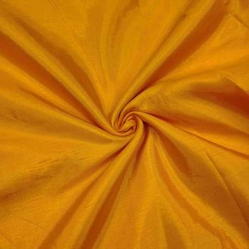 yellow banarasi handwork unstitched dress material 4