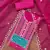 magenta roman cotton silk embroidered unstitched dress material