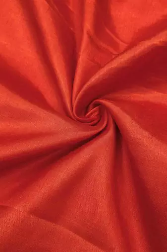 orange roman cotton silk handwork unstitched dress material