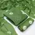 green chanderi cotton bandhni unstitched dress material